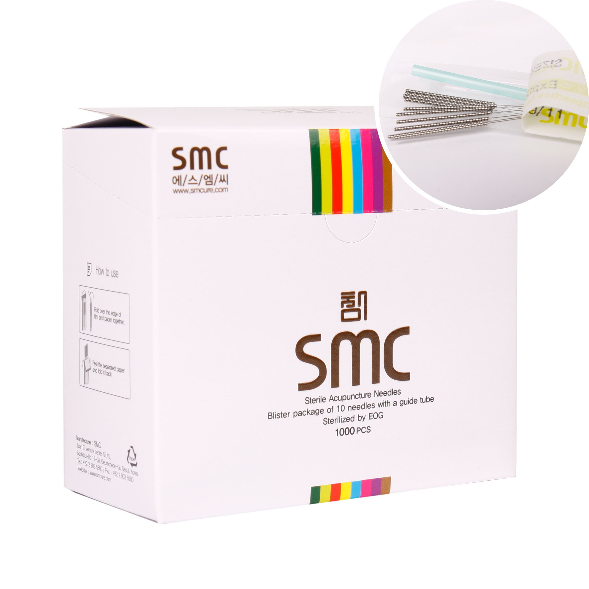 SMC Tek Tüplü Akupunktur Iğnesi 0.25 X 25mm